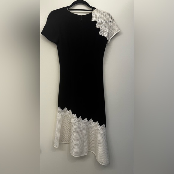 JONATHAN SIMKHAI Black & White Crepe Dress - Picture 5 of 7